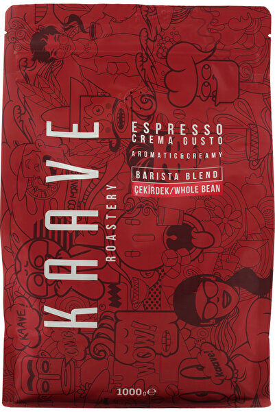 Kaave Roastery Crema Gusto Espresso Çekirdek Kahve 1.000 gr
