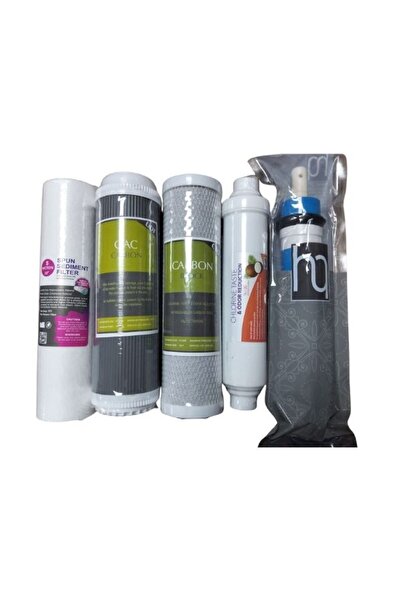 MEKA Su arıtma Filitresi Açık Kasa 5'li Takım