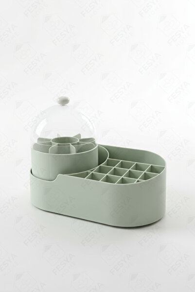 Fesya Home MİRA 21 Pretinac, organizator za šminku rotirajući 360 stepeni, pr...