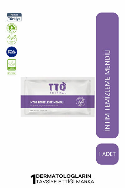 TTO Thermal Intim Mendil 1 Adet ( Dış Genital Akıntı, Koku, Mantar, )