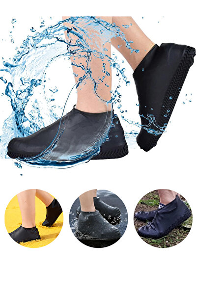 Generic Waterproof Silicone Shoe Covers, Non-Slip Sandproof Overshoes (Medium...