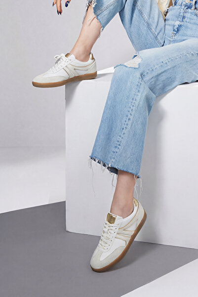 Marjin Γυναικεία αθλητικά παπούτσια με κορδόνια ρετρό αθλητικά παπούτσια Deno...