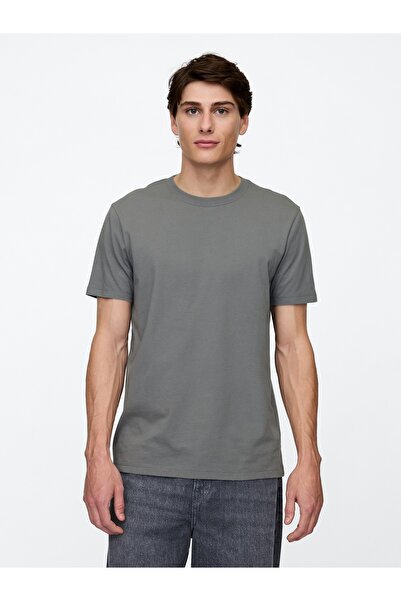 GAP Erkek Gri Everyday Soft T-Shirt