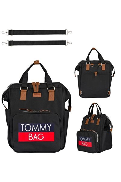 Tommybaby حقيبة ظهر ناعمة للعناية بالطفل مع زجاجة حرارية وشماعة لعربة الأطفال