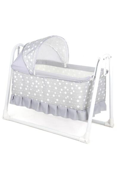 Tommybaby Yuvam Lüx Sepet Beşik Portatif Bebek Beşiği Sallanır Beşik