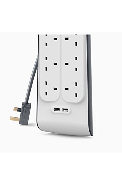 Belkin Belkin 8-Outlet Power Strip - 2 USB Ports