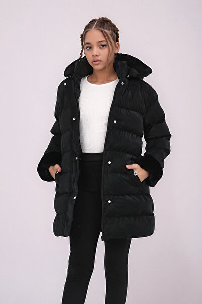 Wild Flower Long Length Comfortable and Stylish with Sleeves and Hood Detail ...