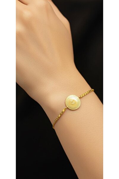 kuyumcu nurettin 7 gr Tek Yarım Altın Künye 22 Ayar Yatrıımlık