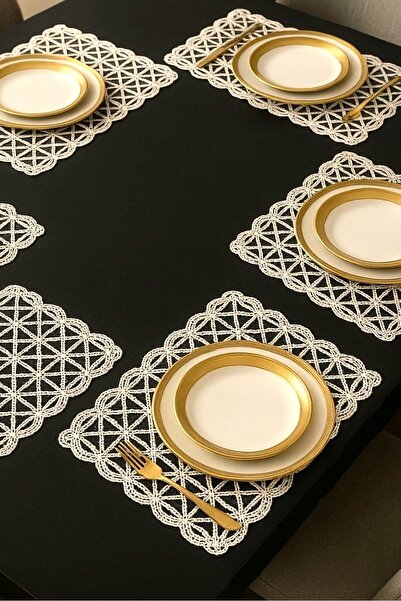 Zeria Home Supla, Amerikan Servis 6lı Supla, 6 Adet Supla, 6lı Tabak Altlığı