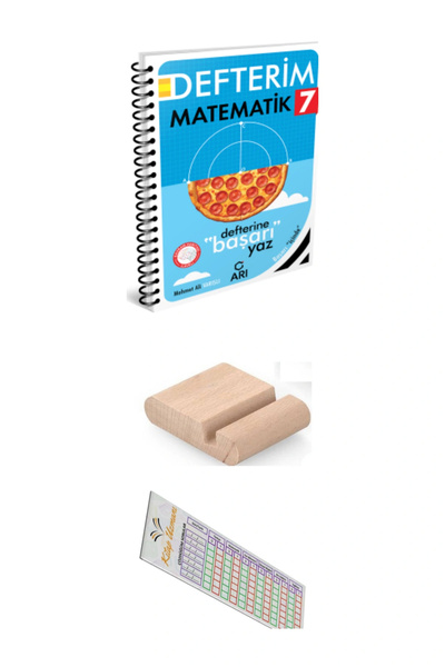 Arı Yayıncılık ARI 7. Sınıf Matematik Defterim -YENİ- + Telefon Tutucu + Soru...