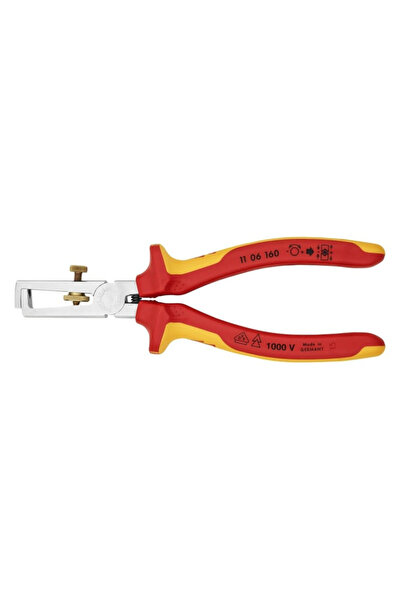 Knipex Clește de dezizolat cabluri VDE de 160 mm