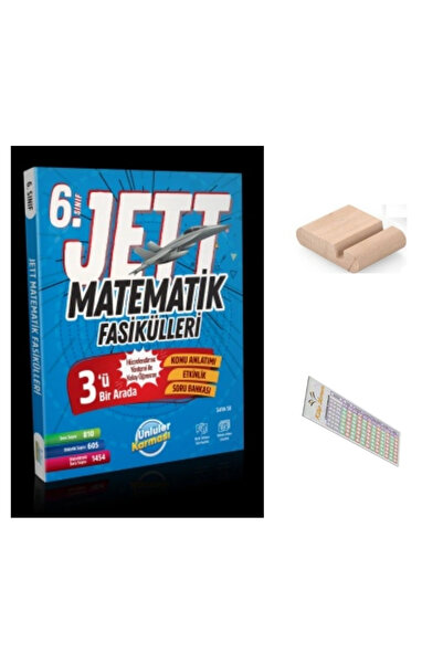 Ünlüler Karması 6. Sınıf JET Matematik Fasikülleri YENİ 2026 + Telefon Tutucu...
