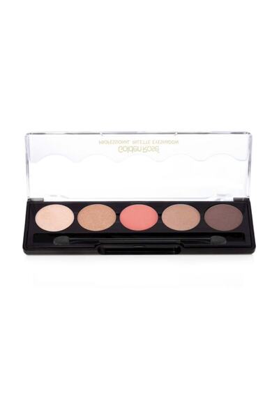 Golden Rose 5'li Göz Farı - Professional Palette Eyeshadow No: 106 Nude Pink ...
