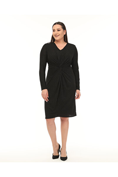 Asees Rochie flexibilă cu noduri în față de mărime medie