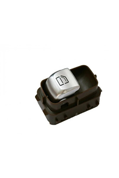 Enva Otomotiv لسيارة مرسيدس بنز W213 - W222 مفتاح زر فتح زجاجي واحد (بني)