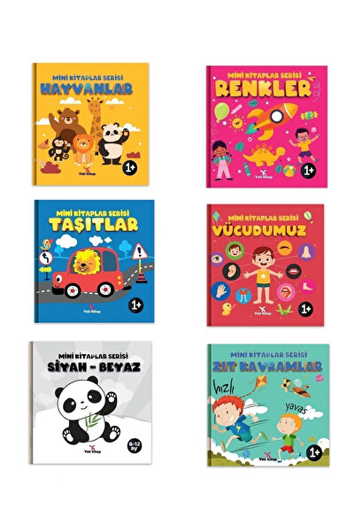 yeti kitap 0-2 Yaş Bebek Gelişim - İlk Kitabım Serisi (0-24 Ay Bebek Kitapları) 6 Kitap Kutulu Set