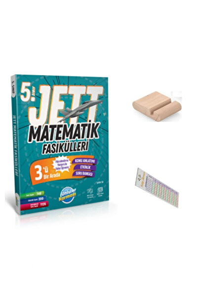 Ünlüler Karması 5. Sınıf JET Matematik Fasikülleri 2025-2026 + Telefon Tutucu...