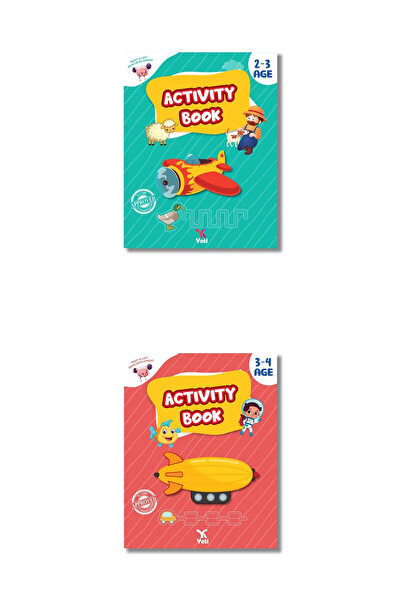 yeti kitap كتب الأنشطة الإنجليزية الأولى للأطفال من عمر 2 إلى 4 سنوات - كتب الأنشطة لعمر 2-3-4 سنوات