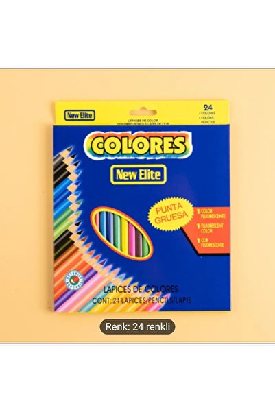 Game Kuru Boya 24'lü Renkli Kalemler. Canlı yağ bazlı ve suyla çözünebilir, p...