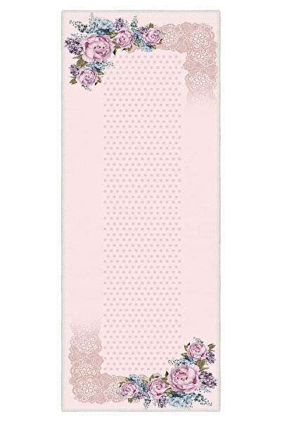 Homefesto Dekoratif Kaymaz Taban Özel Tasarım Yumuşak Yüzeyli Kesme Yolluk Ko...