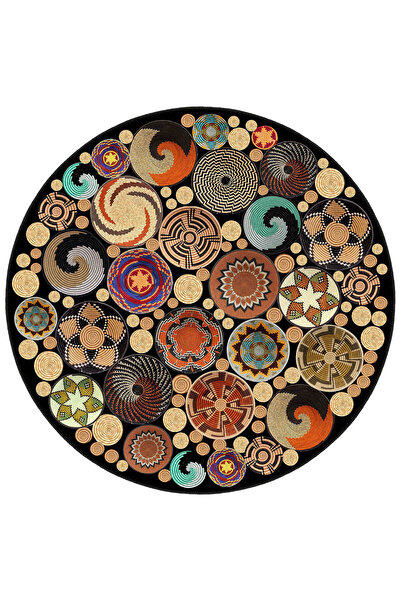 Homefesto Dekoratif Yıkanabilir Kaydırmaz Halı