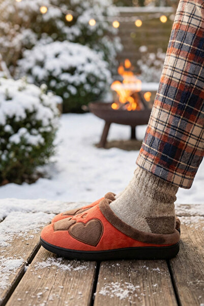 GEZER Women's Winter Embroidered Design Terry Cloth Pu Sole Comfortable Home Garden Gondola Slippers