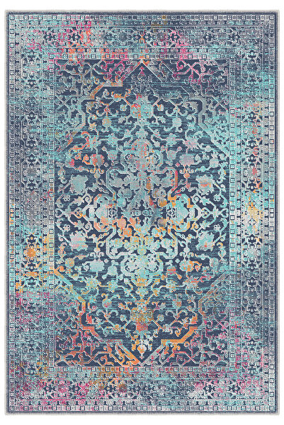 Homefesto Makine Dokuması Pamuklu Dokuma Ve Kaymaz Taban, Şönil, Yıkanabilir,...