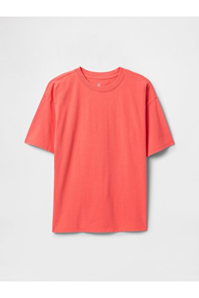 GAP Erkek Çocuk Turuncu Relaxed Original T-Shirt