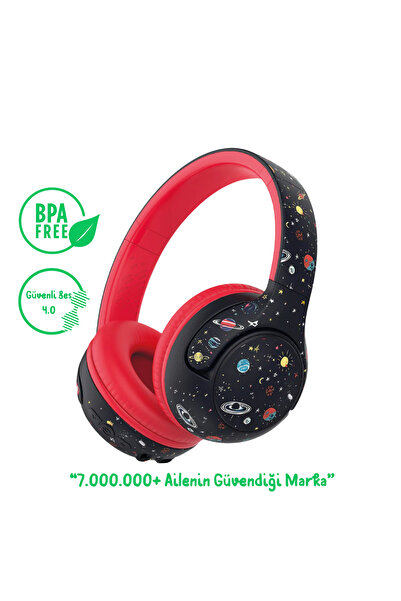 iClever BTH27 Bebek / Küçük Çocuk Bluetooth Kulaklık -Siyah BPA Free Anti-bak...