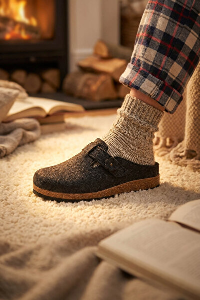 GEZER Winter Cork Sole Women's Slippers