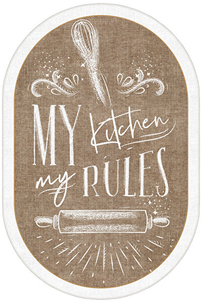 Homefesto Modern Dekoratif Yıkanabilir Kaymaz Taban Halı – İnce, Yumuşak Salo...