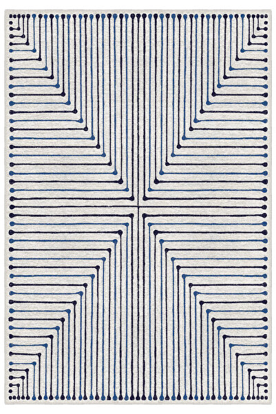 Homefesto Dekoratif Özel Tasarım Yıkanabilir,İnce, Kaymaz Tabanlı, Modern Hal...