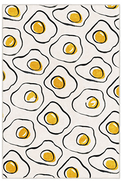 Homefesto Dekoratif Mutfak Halısı, Makinada Yıkanabilir, Kaymaz, Leke Tutmaz,...