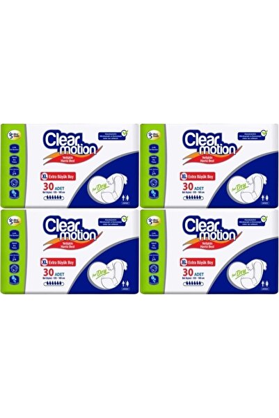 Clearmotion حفاضات للكبار مع حزام خصر XL - كبير جدًا - كبير الحجم 120 قطعة (4...