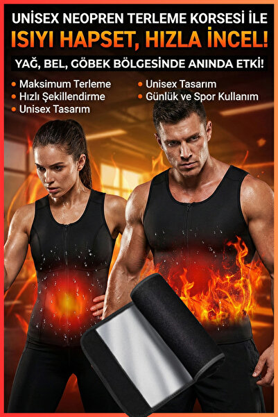 figiza Unisex Siyah Neopren Kumaş Yağ Bel Göbek Karın Bölgesi Eritme Incelme ...