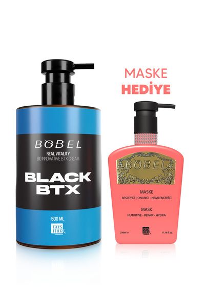 Bobel Siyah Şişe Saç Botoksu 500 ml