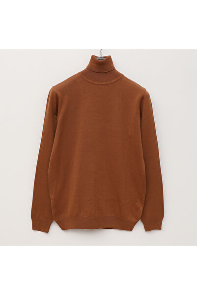 Dio Rise Pulover subțire cu mânecă lungă fără șardon pentru bărbați - 180539 - Muștar