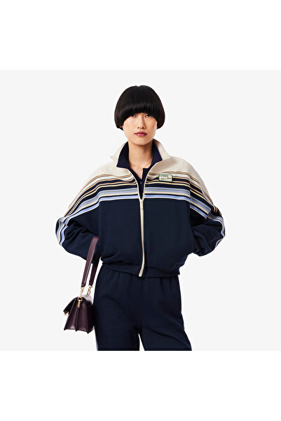 Lacoste سويت شيرت بسحاب مصنوع في فرنسا - SF5247-00-XCH