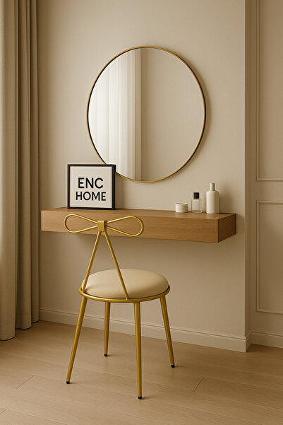 EFAKS enc home gold fiyonklu sandalye