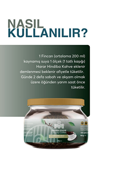 Harar Hindiba Kahvesi 1 Aylık (60 KULLANİM) Net 150gr