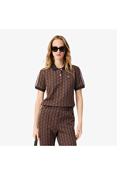 Lacoste قميص بولو قصة ضيقة مونوجرام جاكار - DF3364-00-9I4