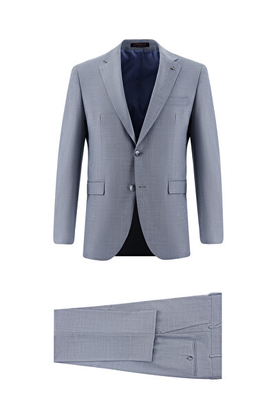 Abdullah Kiğılı 7 Drop slim fit Dar croială Costum de lână
