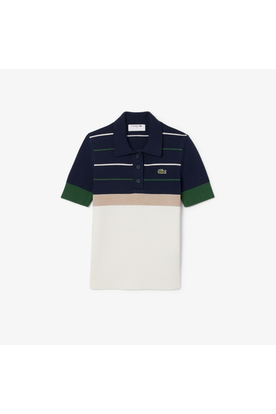 Lacoste كنزة بولو مخططة مصنوعة في فرنسا - AF4009-00-9IY