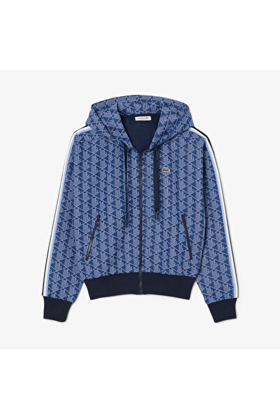 Lacoste Jacquard Monogram Hoodie - SF7606-00-AIT