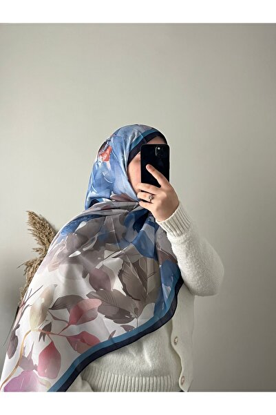 BOUTİCON Floral Patterned Summer Cotton Shawl Colorful 15