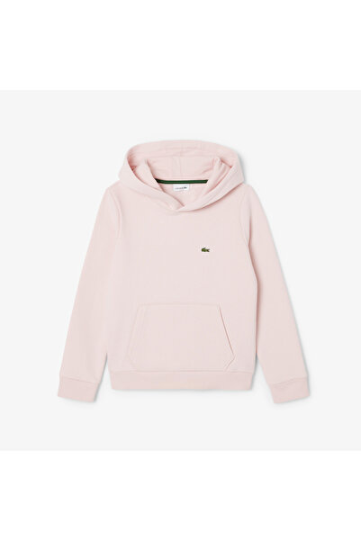 Lacoste سترة بغطاء رأس من الصوف بجيب الكنغر - SJ0923-00-ADY