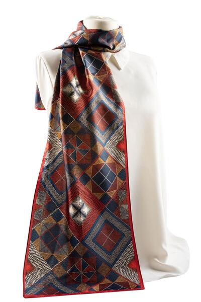 Modabutik I92 Geometri Desenli Fular