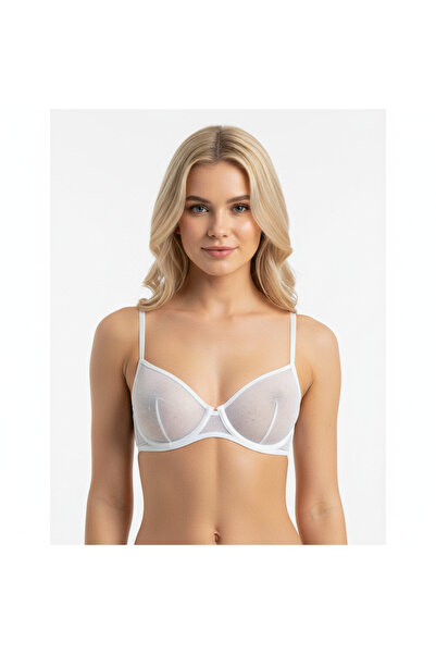 BONBON Kadın Tül Transparan Balenli Sütyen BB2055