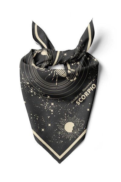 Modabutik E3 Akrep Burcu Bandana