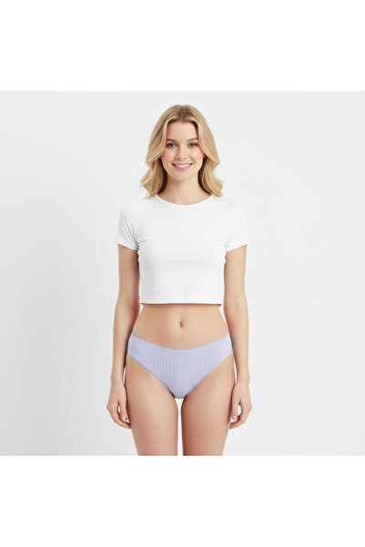 BONBON سروال داخلي نسائي من القطن مزين بالدانتيل BB2104